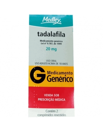 TADALAFILA 20MG C/2 CAPS
