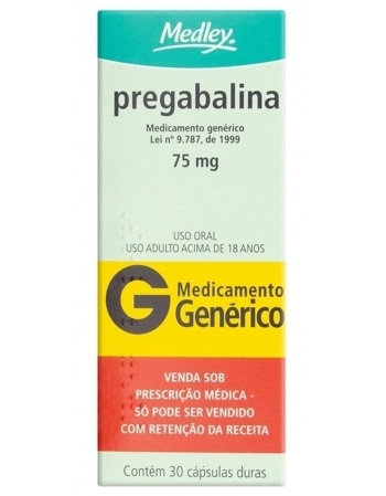 PREGABALINA (C1) 75MG C/30 COMP