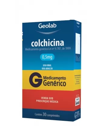 COLCHICINA 0,5MG C/30 COMP