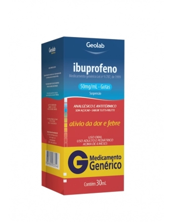 IBUPROFENO 50MG SUSP ORAL 30ML