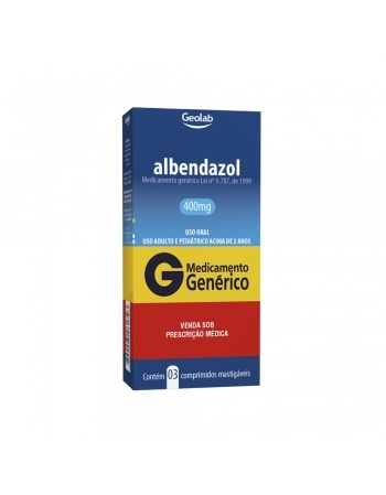 ALBENDAZOL 400MG C/3 COMP MASTIG