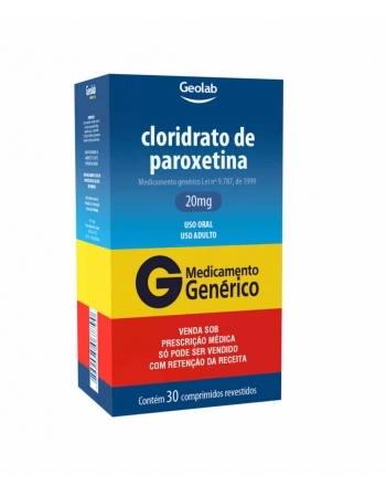 CLOR PAROXETINA (C1) 20MG C/30 COMP