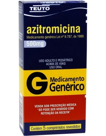 AZITROMICINA 500MG C/5 COMP