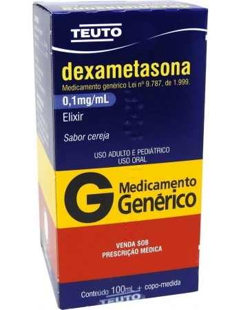 DEXAMETASONA ELIXIR 0,1MG C/ 100ML
