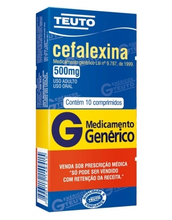 CEFALEXINA 500MG C/10 COMP