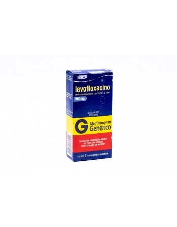 LEVOFLOXACINO 500MG C/7 COMP