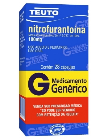NITROFURANTOINA 100MG C/28 COMP