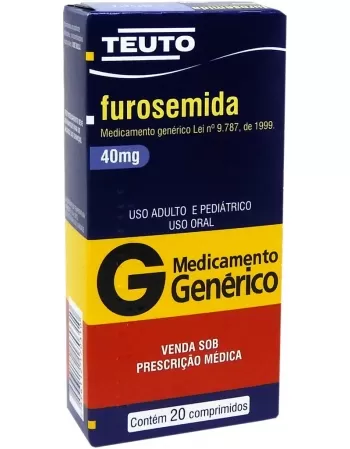 FUROSEMIDA 40MG C/20 COMP