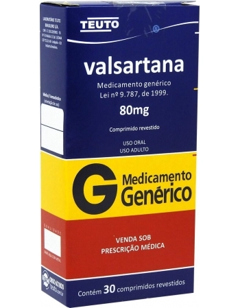VALSARTANA 80MG C/30 COMP REV