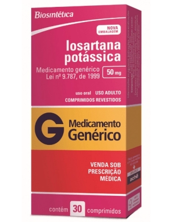 LOSARTANA POT 50MG C/30 COMP