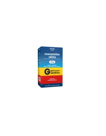 ROSUVASTATINA CAL 20MG C/30 COMP