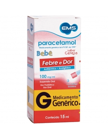 PARACETAMOL 100MG/ML SUSP ORAL 15ML