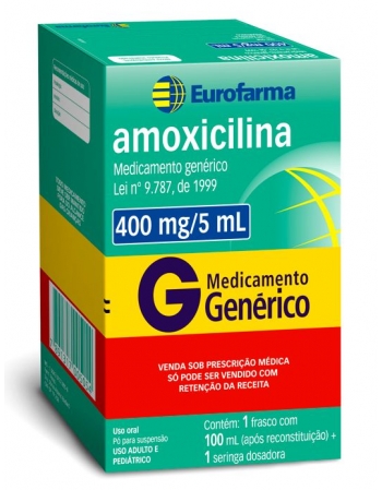 AMOXICILINA 400MG SUSP C/100ML