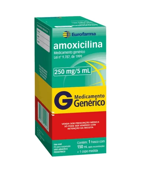 AMOXICILINA 250MG SUSP C/150ML