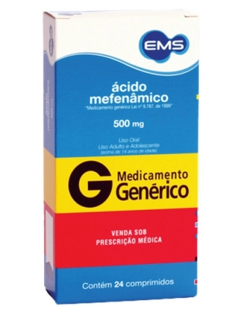 ACIDO MEFENAMICO 500MG C/24 COMP