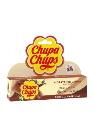 HIDRATANTE LABIAL CHUPA CHUPS CARTUCHO CHOCO VANILLA 24X10G