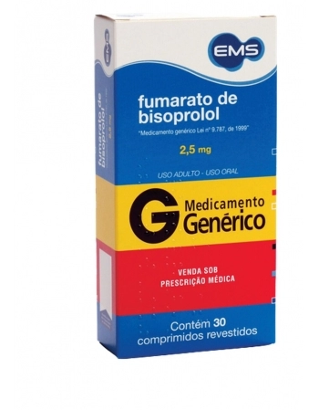 FUM BISOPROLOL 2,5MG C/30 COMP