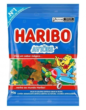 BALA DE GELATINA AVIOES 12X80G