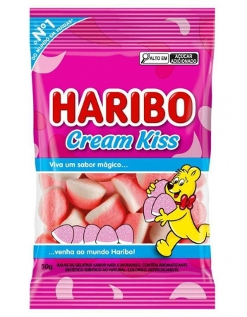 BALA DE GELATINA CREAM KISS 18X50G