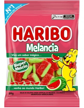 BALA DE GELATINA MELANCIA 12X80G