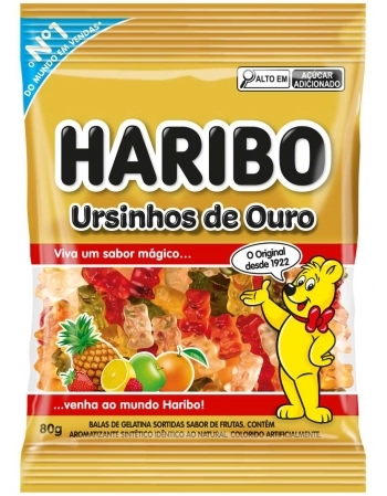 BALA DE GELATINA URSINHOS DE OURO 12X80G