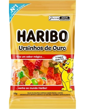 BALA DE GELATINA URSINHOS DE OURO 18X50G