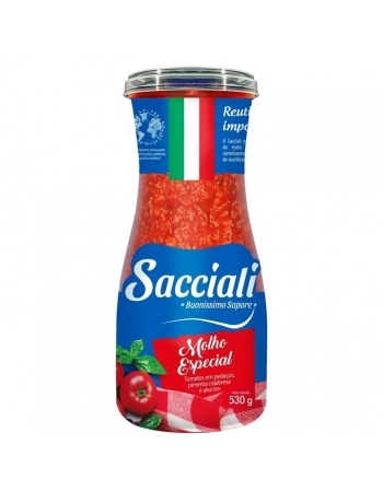 MOLHO DE TOMATE DECANTER SACCIALI 12X530G
