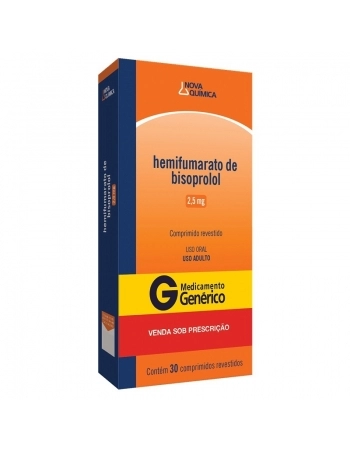 HEMIF BISOPROLOL 2,5MG C/30 COMP