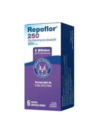 REPOFLOR 250MG FR C/6 CAP DURA - LGM