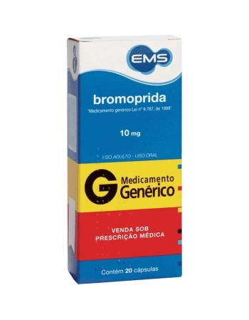 BROMOPRIDA 10MG C/20 COMP