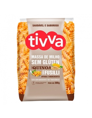 FUSILLI QUINOA TIVVA SEM GLUTEN 10X500G