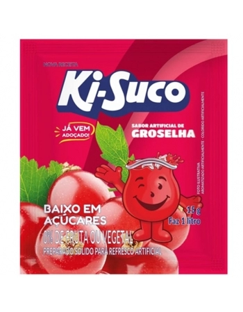 REFRESCO PO KI-SUCO 4 X 15 X 15G GROSELHA