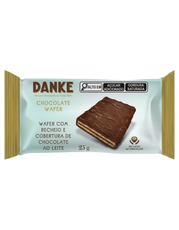 BARRA CHOC WAFER AO LEITE 12X12X25G DANKE