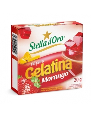 GELATINA EM PO MORANGO 36X20G