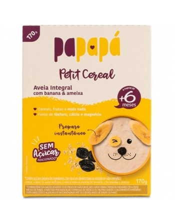 CEREAL INFANTIL PAPAPA AVEIA BANANA AMEIXA 12X170G