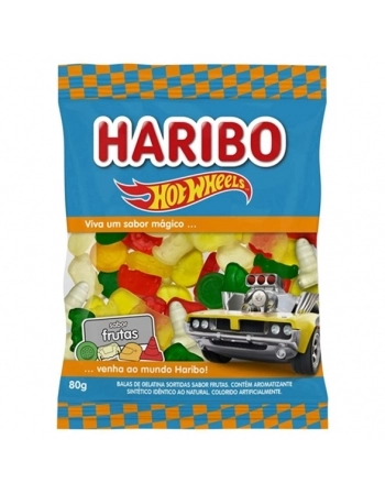 BALA DE GELATINA HOT WHEELS FIRE 12X80G