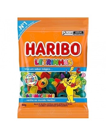 BALA DE GELATINA LETRINHAS 12X80G