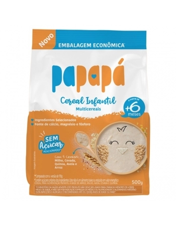 CEREAL INFANTIL PAPAPA MULTICEREAIS SC 500G