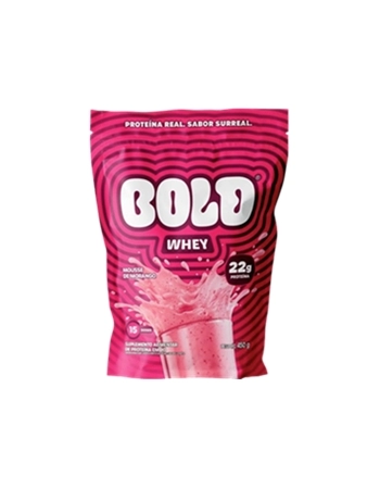 BOLD WHEY MOUSSE DE MORANGO 4X450G