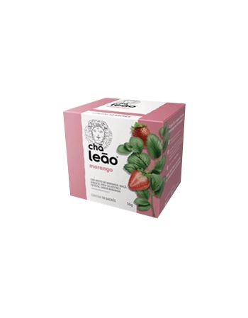 CHA LEAO MORANGO CX 20X10UN