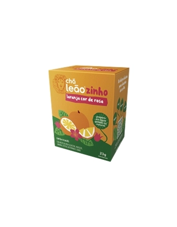CHA LEAO KIDS LARANJA ROSA 12X10UNDS