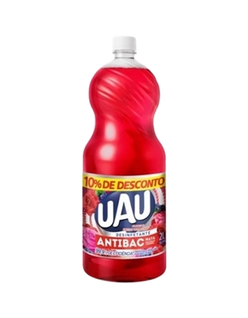 DESINF UAU ANTIB FLORES E FRUT VERM 8X2L