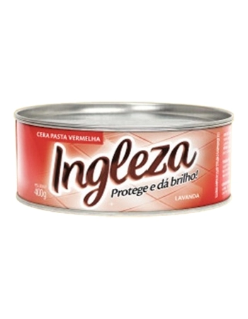 CERA INGLEZA PASTA VERMELHA 12X400G