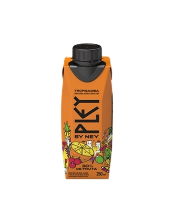 PLEY - MAÇÃ, LARANJA, ACEROLA E ÁGUA DE COCO 12X250ML