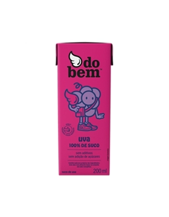 DO BEM - SUCO DE UVA 100% 24X200ML