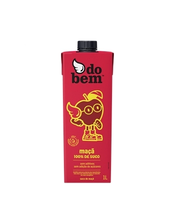 DO BEM - SUCO DE MAÇÃ 100% 12X1L