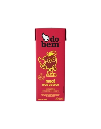 DO BEM - SUCO DE MAÇÃ 100% 24X200ML