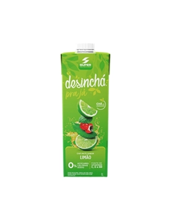 DESINCHÁ - CHÁ MATE SABOR LIMÃO 12X1L