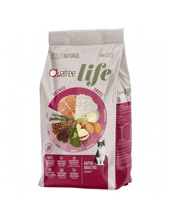 QUATREE LIFE GATOS ADULTOS SALMÃO SC 10.1KG