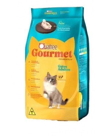 QUATREE GOURMET GATOS ADULTOS PEIXE SC 10.1KG